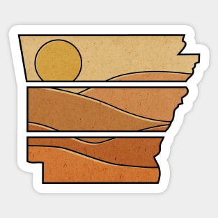 Arkansas Fall Colors Sticker